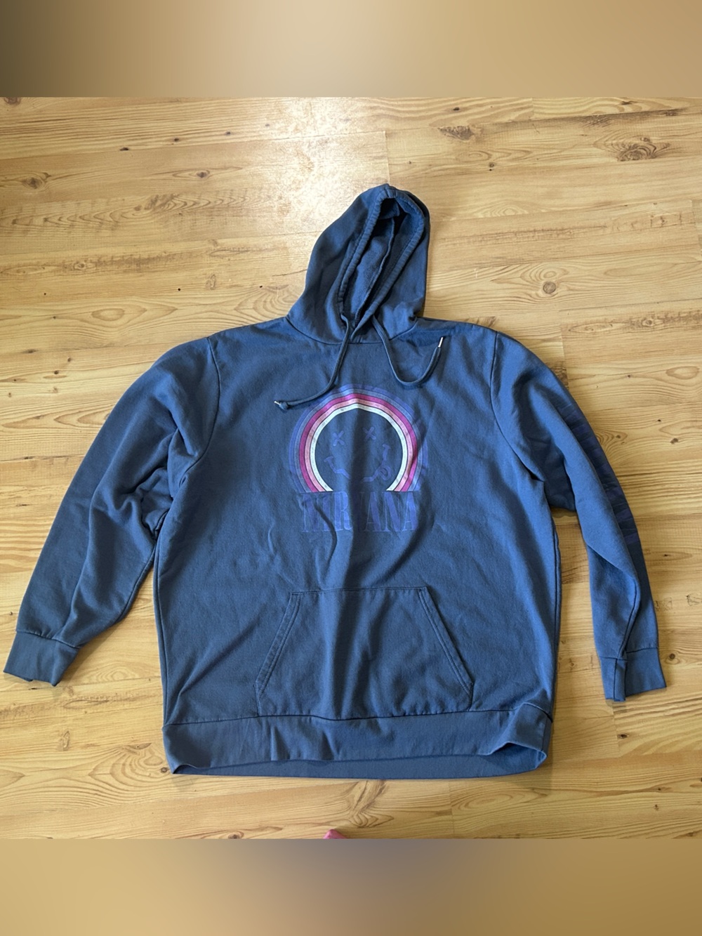 Blue Pullover Nirvana Hoodie Sweatshirt